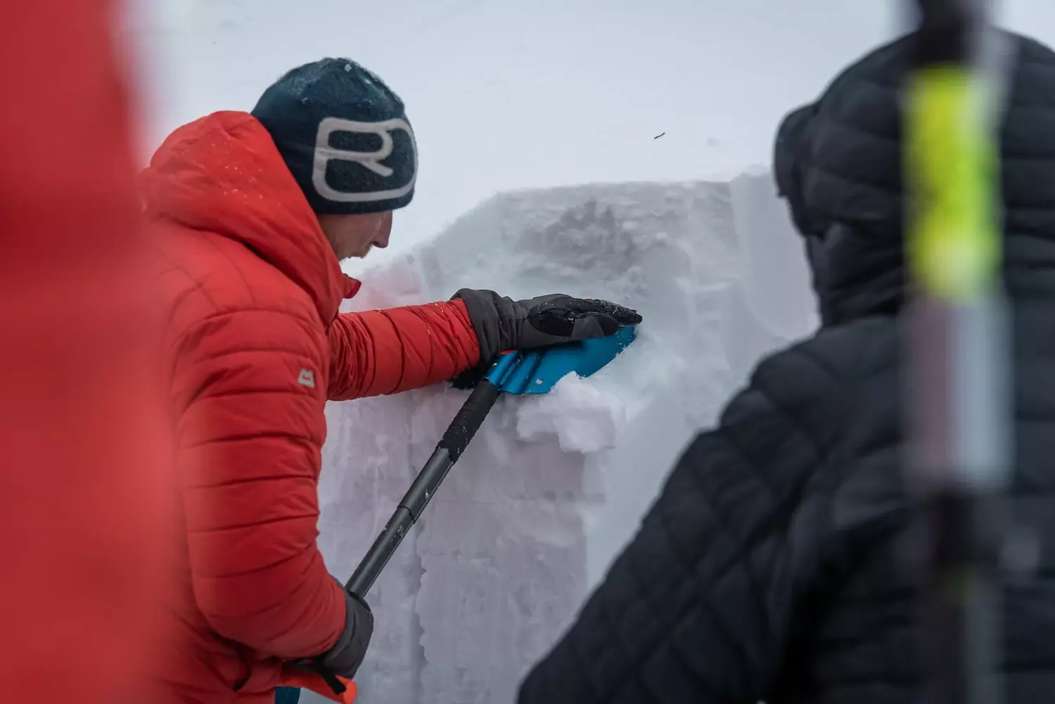 Vykopání sněhového profilu