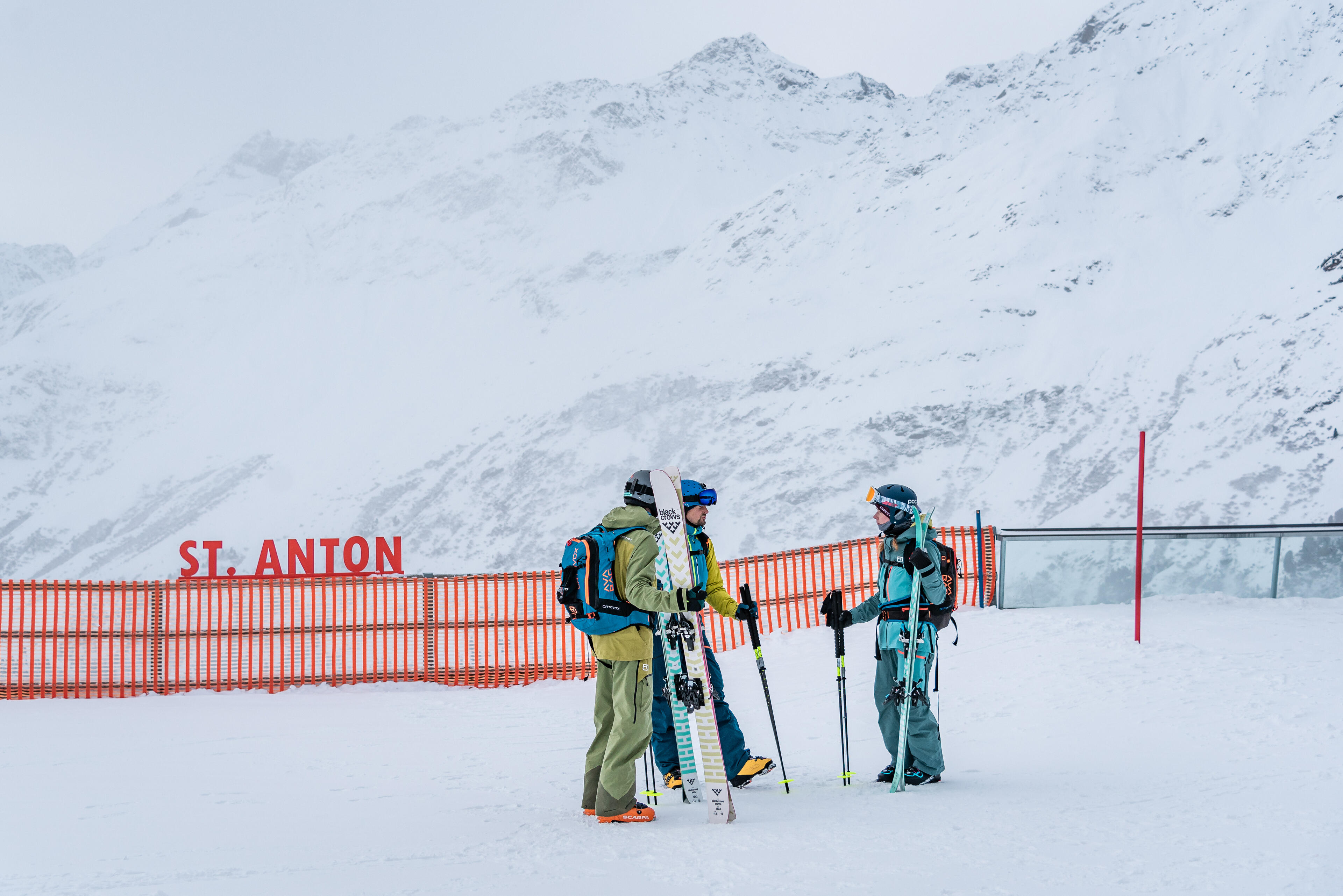 Freetouring ve středisku St. Anton