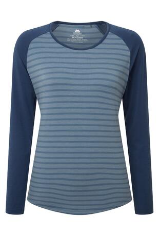 ME-007396_Redline_LS_Womens_Tee_Me-01939_Bluefin_Stripe_Denim - Large
