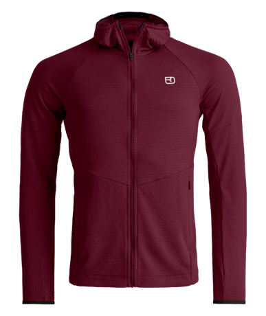 87105-36201-FLEECE_LIGHT_GRID_HOODY_M_red_malbec-B-01