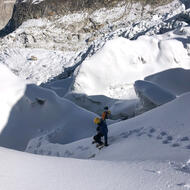 Nives a Romano v ľadopáde