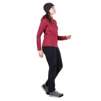 ME-007463_Cerrig_Women's_LS_Zip_T_Me-02314_Maroon-7 - Medium