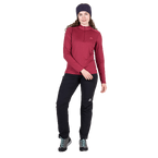 ME-007463_Cerrig_Women's_LS_Zip_T_Me-02314_Maroon-4 - Medium