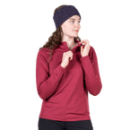 ME-007463_Cerrig_Women's_LS_Zip_T_Me-02314_Maroon-16 - Medium