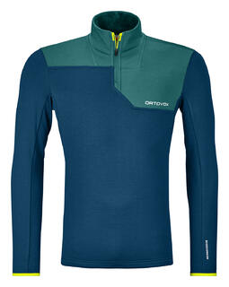 87102-55901-FLEECE_LIGHT_ZIP_NECK_M_petrol_blue-B-01